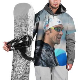 Накидка на куртку 3D с принтом Swimmer в Курске, 100% полиэстер |  | пловец