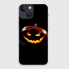 Чехол для iPhone 13 mini с принтом Хитрая тыква в Курске,  |  | Тематика изображения на принте: halloween | в идеи подарков в хеллоуин | тыквы | хеллоиун | хэллоуин | хэлоуин