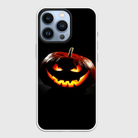 Чехол для iPhone 13 Pro с принтом Хитрая тыква в Курске,  |  | Тематика изображения на принте: halloween | в идеи подарков в хеллоуин | тыквы | хеллоиун | хэллоуин | хэлоуин