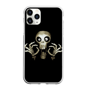 Чехол для iPhone 11 Pro матовый с принтом Скeлетик в Курске, Силикон |  | bones | halloween | skull в идеи подарков в хеллоуин | скелет | скелеты | хеллоиун | хэллоуин | хэлоуин | череп | черепа