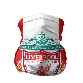Бандана-труба 3D с принтом Liverpool FC в Курске, 100% полиэстер, ткань с особыми свойствами — Activecool | плотность 150‒180 г/м2; хорошо тянется, но сохраняет форму | Тематика изображения на принте: англия | клуб | ливерпуль | фк | футбол | футбольный