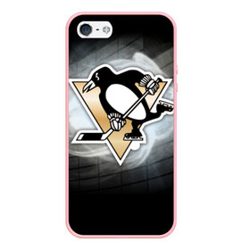 Чехол для iPhone 5/5S матовый с принтом Хоккей 1 в Курске, Силикон | Область печати: задняя сторона чехла, без боковых панелей | nhl | stanley cup |  pittsburgh penguins | кросби | кубок стенли | кубок стэнли | малкин | нхл | пингвинс | питтсбург пингвинз | сидни кросби | хоккей | хоккейный клуб
