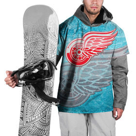 Накидка на куртку 3D с принтом Хоккей 3 в Курске, 100% полиэстер |  | nhl | stanley cup |  detroit red wings | детройд | детройт ред уингз | кубок стенли | кубок стэнли | марченко | нхл | хоккей | хоккейный клуб