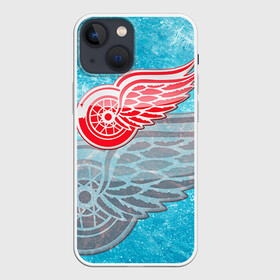 Чехол для iPhone 13 mini с принтом Хоккей 3 в Курске,  |  | nhl | stanley cup |  detroit red wings | детройд | детройт ред уингз | кубок стенли | кубок стэнли | марченко | нхл | хоккей | хоккейный клуб