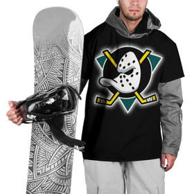 Накидка на куртку 3D с принтом Хоккей 6 в Курске, 100% полиэстер |  | nhl | stanley cup |  anaheim ducks | кубок стенли | кубок стэнли | нхл | хоккей | хоккейный клуб
