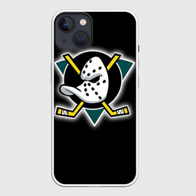 Чехол для iPhone 13 с принтом Хоккей 6 в Курске,  |  | nhl | stanley cup |  anaheim ducks | кубок стенли | кубок стэнли | нхл | хоккей | хоккейный клуб