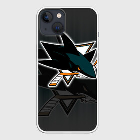 Чехол для iPhone 13 с принтом Хоккей 11 в Курске,  |  | nhl | san jose sharks | sharks | stanley cup | кубок стенли | кубок стэнли | нхл | сан хосе | сан хосе шаркс | хоккей | хоккейный клуб | шаркс