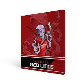 Холст квадратный с принтом Detroit Red Wings в Курске, 100% ПВХ |  | detroit red wings | nhl | stanley cup | детройд | детройт ред уингз | кубок стенли | кубок стэнли | марченко | нхл | хоккей | хоккейный клуб