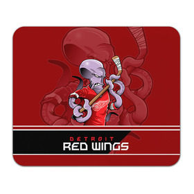 Коврик прямоугольный с принтом Detroit Red Wings в Курске, натуральный каучук | размер 230 х 185 мм; запечатка лицевой стороны | detroit red wings | nhl | stanley cup | детройд | детройт ред уингз | кубок стенли | кубок стэнли | марченко | нхл | хоккей | хоккейный клуб