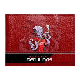 Обложка для студенческого билета с принтом Detroit Red Wings в Курске, натуральная кожа | Размер: 11*8 см; Печать на всей внешней стороне | detroit red wings | nhl | stanley cup | детройд | детройт ред уингз | кубок стенли | кубок стэнли | марченко | нхл | хоккей | хоккейный клуб