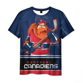 Мужская футболка 3D с принтом Montreal Canadiens в Курске, 100% полиэфир | прямой крой, круглый вырез горловины, длина до линии бедер | montreal canadiens | nhl | stanley cup | емелин | кубок стенли | кубок стэнли | марков | монреаль | монреаль канадиенс | нхл | радулов | хоккей | хоккейный клуб