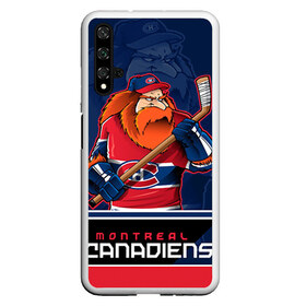 Чехол для Honor 20 с принтом Montreal Canadiens в Курске, Силикон | Область печати: задняя сторона чехла, без боковых панелей | Тематика изображения на принте: montreal canadiens | nhl | stanley cup | емелин | кубок стенли | кубок стэнли | марков | монреаль | монреаль канадиенс | нхл | радулов | хоккей | хоккейный клуб