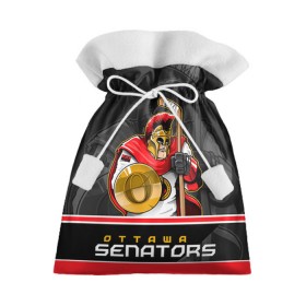 Подарочный 3D мешок с принтом Ottawa Senators в Курске, 100% полиэстер | Размер: 29*39 см | Тематика изображения на принте: nhl | ottawa senators | stanley cup | кубок стенли | кубок стэнли | нхл | оттава сенаторз | сенаторс | хоккей | хоккейный клуб