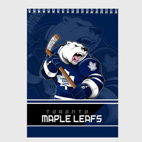 Скетчбук с принтом Toronto Maple Leafs в Курске, 100% бумага
 | 48 листов, плотность листов — 100 г/м2, плотность картонной обложки — 250 г/м2. Листы скреплены сверху удобной пружинной спиралью | nhl | stanley cup | toronto maple leafs | валиев | кубок стенли | кубок стэнли | мэпл лифс | нхл | сошников | торонто | торонто мейпл лифс | хоккей | хоккейный клуб