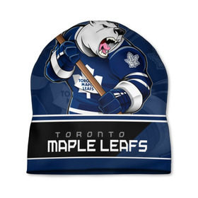 Шапка 3D с принтом Toronto Maple Leafs в Курске, 100% полиэстер | универсальный размер, печать по всей поверхности изделия | nhl | stanley cup | toronto maple leafs | валиев | кубок стенли | кубок стэнли | мэпл лифс | нхл | сошников | торонто | торонто мейпл лифс | хоккей | хоккейный клуб