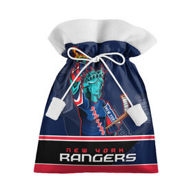 Подарочный 3D мешок с принтом New York Rangers в Курске, 100% полиэстер | Размер: 29*39 см | Тематика изображения на принте: new york rangers | nhl | stanley cup | кубок стенли | кубок стэнли | нхл | нью йорк рейнджерс | нью йорк рейнджеры | рейнджеры | хоккей | хоккейный клуб