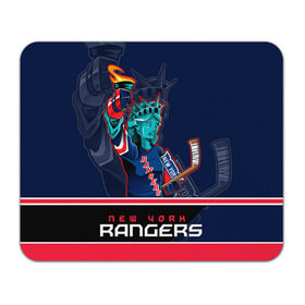 Коврик прямоугольный с принтом New York Rangers в Курске, натуральный каучук | размер 230 х 185 мм; запечатка лицевой стороны | new york rangers | nhl | stanley cup | кубок стенли | кубок стэнли | нхл | нью йорк рейнджерс | нью йорк рейнджеры | рейнджеры | хоккей | хоккейный клуб