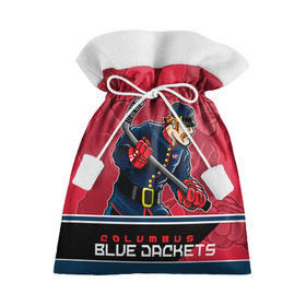 Подарочный 3D мешок с принтом Columbus Blue Jackets в Курске, 100% полиэстер | Размер: 29*39 см | columbus | columbus blue jackets | nhl | stanley cup | бобровский | коламбус | коламбус блю джекетс | кубок стенли | кубок стэнли | нхл | хоккей | хоккейный клуб