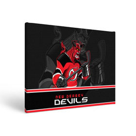 Холст прямоугольный с принтом New Jersey Devils в Курске, 100% ПВХ |  | new jersey devils | nhl | stanley cup | дъяволы нью джерси | калинин | кубок стенли | кубок стэнли | нхл | нью джерси девилз | хоккей | хоккейный клуб