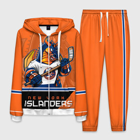 Мужской костюм 3D с принтом New York Islanders в Курске, 100% полиэстер | Манжеты и пояс оформлены тканевой резинкой, двухслойный капюшон со шнурком для регулировки, карманы спереди | new york islanders | nhl | stanley cup | айлендерс | кубок стенли | кубок стэнли | кулемин | нхл | нью йорк айлендерс | хоккей | хоккейный клуб