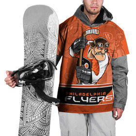 Накидка на куртку 3D с принтом Philadelphia Flyers в Курске, 100% полиэстер |  | nhl | philadelphia flyers | stanley cup | кубок стенли | кубок стэнли | нхл | филадельфия | филадельфия флайерз | флаерс | хоккей | хоккейный клуб