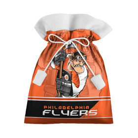 Подарочный 3D мешок с принтом Philadelphia Flyers в Курске, 100% полиэстер | Размер: 29*39 см | Тематика изображения на принте: nhl | philadelphia flyers | stanley cup | кубок стенли | кубок стэнли | нхл | филадельфия | филадельфия флайерз | флаерс | хоккей | хоккейный клуб
