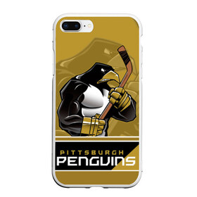Чехол для iPhone 7Plus/8 Plus матовый с принтом Pittsburgh Penguins в Курске, Силикон | Область печати: задняя сторона чехла, без боковых панелей | nhl | pittsburgh penguins | stanley cup | кросби | кубок стенли | кубок стэнли | малкин | нхл | пингвинс | питтсбург пингвинз | сидни кросби | хоккей | хоккейный клуб