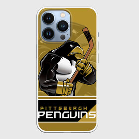 Чехол для iPhone 13 Pro с принтом Pittsburgh Penguins в Курске,  |  | nhl | pittsburgh penguins | stanley cup | кросби | кубок стенли | кубок стэнли | малкин | нхл | пингвинс | питтсбург пингвинз | сидни кросби | хоккей | хоккейный клуб