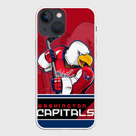 Чехол для iPhone 13 mini с принтом Washington Capitals в Курске,  |  | nhl | stanley cup | washington capitals | вашингтон капиталс | вашингтон кэпиталз | кубок стенли | кубок стэнли | нхл | овечкин | хоккей | хоккейный клуб