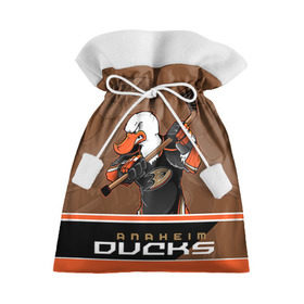 Подарочный 3D мешок с принтом Anaheim Ducks в Курске, 100% полиэстер | Размер: 29*39 см | anaheim ducks | nhl | stanley cup | кубок стенли | кубок стэнли | нхл | хоккей | хоккейный клуб