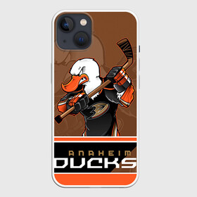Чехол для iPhone 13 с принтом Anaheim Ducks в Курске,  |  | anaheim ducks | nhl | stanley cup | кубок стенли | кубок стэнли | нхл | хоккей | хоккейный клуб