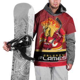 Накидка на куртку 3D с принтом Calgary Flames в Курске, 100% полиэстер |  | calgary flames | nhl | stanley cup | калгари флэймз | кубок стенли | кубок стэнли | нхл | флэймс | хоккей | хоккейный клуб