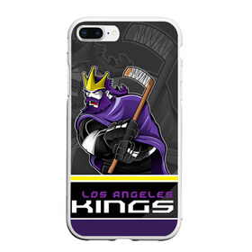 Чехол для iPhone 7Plus/8 Plus матовый с принтом Los Angeles Kings в Курске, Силикон | Область печати: задняя сторона чехла, без боковых панелей | los angeles kings | nhl | stanley cup | кубок стенли | кубок стэнли | лос анджелес кингз | лос анжелес короли | нхл | хоккей | хоккейный клуб