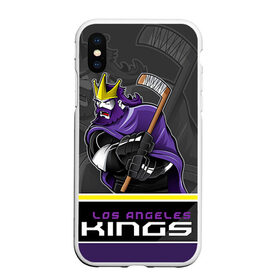 Чехол для iPhone XS Max матовый с принтом Los Angeles Kings в Курске, Силикон | Область печати: задняя сторона чехла, без боковых панелей | los angeles kings | nhl | stanley cup | кубок стенли | кубок стэнли | лос анджелес кингз | лос анжелес короли | нхл | хоккей | хоккейный клуб