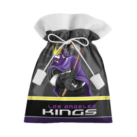 Подарочный 3D мешок с принтом Los Angeles Kings в Курске, 100% полиэстер | Размер: 29*39 см | los angeles kings | nhl | stanley cup | кубок стенли | кубок стэнли | лос анджелес кингз | лос анжелес короли | нхл | хоккей | хоккейный клуб