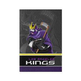 Обложка для паспорта матовая кожа с принтом Los Angeles Kings в Курске, натуральная матовая кожа | размер 19,3 х 13,7 см; прозрачные пластиковые крепления | los angeles kings | nhl | stanley cup | кубок стенли | кубок стэнли | лос анджелес кингз | лос анжелес короли | нхл | хоккей | хоккейный клуб
