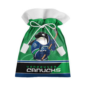 Подарочный 3D мешок с принтом Vancouver Canucks в Курске, 100% полиэстер | Размер: 29*39 см | Тематика изображения на принте: nhl | stanley cup | vancouver canucks | ванкувер | ванкувер кэнакс | кубок стенли | кубок стэнли | нхл | трямкин | хоккей | хоккейный клуб