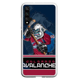 Чехол для Honor 20 с принтом Colorado Avalanche в Курске, Силикон | Область печати: задняя сторона чехла, без боковых панелей | colorado avalanche | nhl | stanley cup | варламов | григоренко | колорадо | колорадо эвеланш | кубок стенли | кубок стэнли | нхл | тютин | хоккей | хоккейный клуб