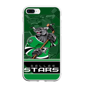 Чехол для iPhone 7Plus/8 Plus матовый с принтом Dallas Stars в Курске, Силикон | Область печати: задняя сторона чехла, без боковых панелей | dallas stars | nhl | stanley cup | даллас | даллас старз | кубок стенли | кубок стэнли | ничушкин | нхл | хоккей | хоккейный клуб