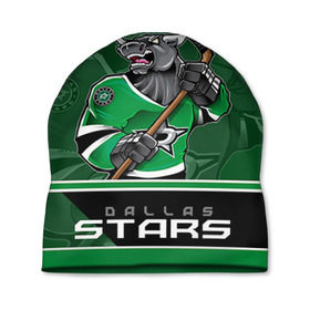 Шапка 3D с принтом Dallas Stars в Курске, 100% полиэстер | универсальный размер, печать по всей поверхности изделия | dallas stars | nhl | stanley cup | даллас | даллас старз | кубок стенли | кубок стэнли | ничушкин | нхл | хоккей | хоккейный клуб