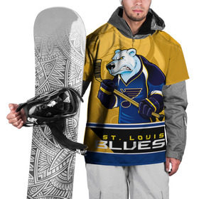 Накидка на куртку 3D с принтом St. Louis Blues в Курске, 100% полиэстер |  | nhl | st. louis blues | stanley cup | йори | кубок стенли | кубок стэнли | лехтеря | луис блюз | нхл | сент луис | сент луис блюз | тарасенко | хоккей | хоккейный клуб