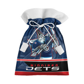 Подарочный 3D мешок с принтом Winnipeg Jets в Курске, 100% полиэстер | Размер: 29*39 см | Тематика изображения на принте: nhl | stanley cup | winnipeg jets | бурмистров | винипег | виннипег джетс | кубок стенли | кубок стэнли | нхл | хоккей | хоккейный клуб