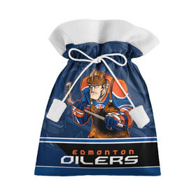 Подарочный 3D мешок с принтом Edmonton Oilers в Курске, 100% полиэстер | Размер: 29*39 см | Тематика изображения на принте: edmonton oilers | nhl | stanley cup | кубок стенли | кубок стэнли | нхл | хоккей | хоккейный клуб | эдмонтон | эдмонтон ойлерз | якупов