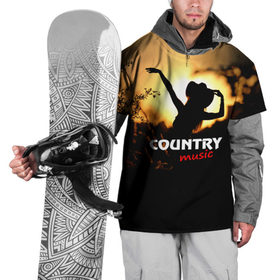 Накидка на куртку 3D с принтом Country music в Курске, 100% полиэстер |  | Тематика изображения на принте: country | music | девушка | кантри | ковбой | мелодия | музыка | шляпа