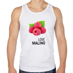 Мужская майка хлопок с принтом LOVE MALINO в Курске, 100% хлопок |  | Тематика изображения на принте: love moschino | антибренд | бренд | лав малино | лав москино | малино | пародии