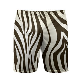 Мужские шорты 3D спортивные с принтом Шкура зебры в Курске,  |  | африка | животные | звери | зебра | фауна