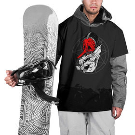 Накидка на куртку 3D с принтом Slipknot N3 Chris Fehn в Курске, 100% полиэстер |  | крис | слипкнот | слипнот | фен