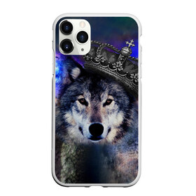 Чехол для iPhone 11 Pro матовый с принтом King Wolf в Курске, Силикон |  | животное | зверь | космос | природа волк | русь | славяне