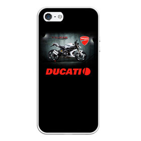 Чехол для iPhone 5/5S матовый с принтом Ducati 4 в Курске, Силикон | Область печати: задняя сторона чехла, без боковых панелей | ducati | moto | дукати | мото | мотоцикл | мотоциклы