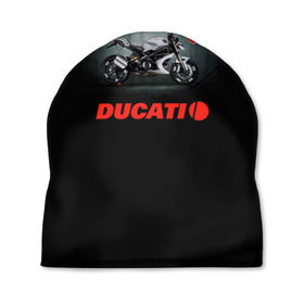 Шапка 3D с принтом Ducati 4 в Курске, 100% полиэстер | универсальный размер, печать по всей поверхности изделия | Тематика изображения на принте: ducati | moto | дукати | мото | мотоцикл | мотоциклы